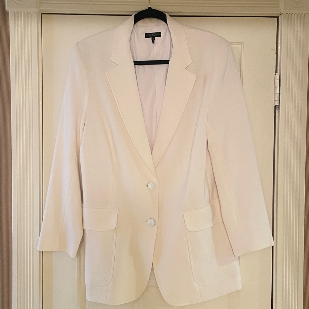 RAG  & BONE Cody off white wool Blazer size 10